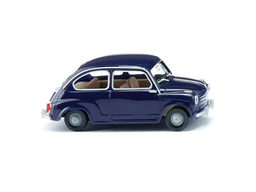 Wiking 009907 H0 FIAT 600 dunkelblau Miniaturmodell 1:87 Kein Spielzeug!! von Wiking