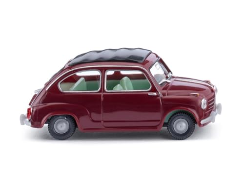 Wiking 009908 H0 PKW Modell FIAT 600, weinrot Wiking 009908 H0 PKW Modell FIAT 600, weinrot von Wiking