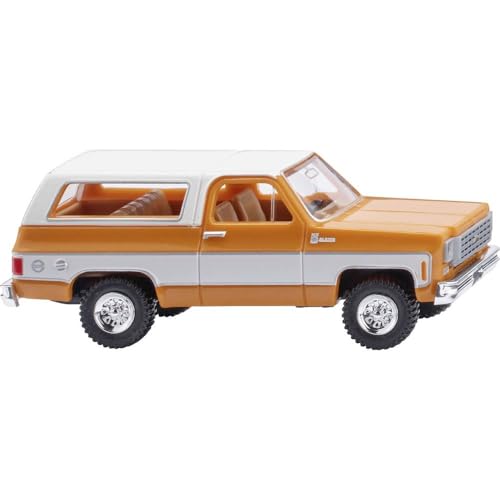 Wiking 011101 H0 PKW Modell Chevrolet K5 Blazer, gelborange von Wiking