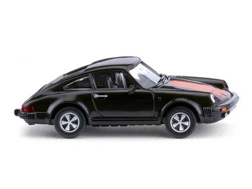 Wiking 016103 H0 PKW Modell Porsche 911 SC, schwarz von Wiking