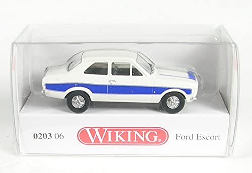 Wiking 020306 H0 Ford Escort weiß mit blauem Streifen Spur H0 1:87 Wiking 020306 H0 Ford Escort weiß mit blauem Streifen Spur H0 1:87 von Wiking