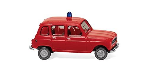 Wiking 022447 H0 Feuerwehr Renault R4 Kombi rot Blaulicht Spur HO 1:87 von Renault
