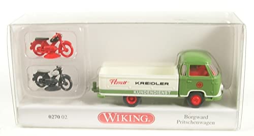 Wiking 027002 Borgward Pritschenwagen Kreidler Kundendienst Spur H0 1:87 von Wiking