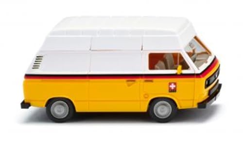 Wiking 029410 H0 PKW Modell Volkswagen T3 Kastenwagen Hochdach PTT von Wiking