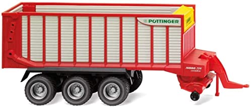 Wiking 038138 Pöttinger Jumbo Combiline Ladewagen Spur H0 1:87 - Kein Spielzeug!! Miniaturmodell/Sammlerartikel !! von Wiking