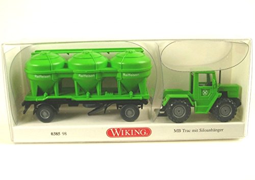 Wiking 038598 H0 Traktor mit Siloanhänger MB Trac mit Siloanhänger "Raiffeisen" Spur HO 1:87 Wiking 038598 H0 Traktor mit Siloanhänger MB Trac mit Siloanhänger "Raiffeisen" Spur HO 1:87 von Wiking