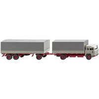 Wiking - Pritschenhängerzug (Magirus 235 D) - kieselgrau von Wiking