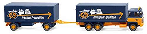 Wiking 045703 H0 Scania 111 Kofferhaengerzug ASG Wiking 045703 H0 Scania 111 Kofferhaengerzug ASG von Wiking