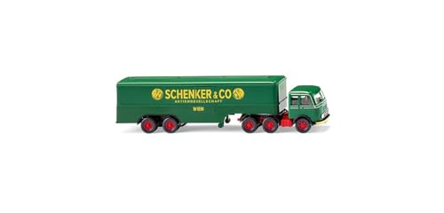 Wiking 051327 H0 Mercedes Benz LPS 333 Koffersattelzug Schenker grün Spur HO 1:87 von Wiking