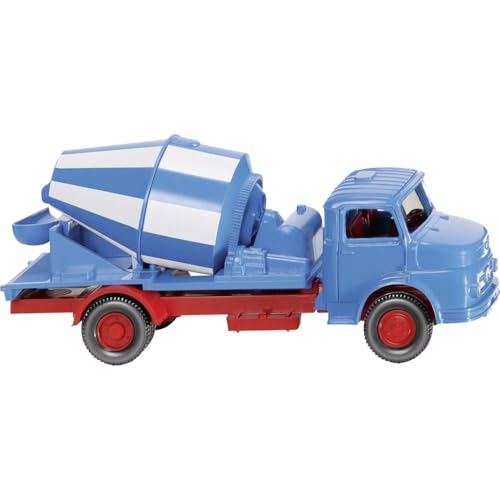 Wiking 053202 H0 Betomischer MB Kurzhauber blau weiß rot Spur HO 1:87 von Wiking
