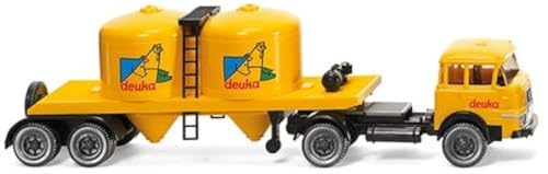 Wiking 053402 H0 Futtermittelsattelzug Krupp orange Spur HO 1:87 von Wiking