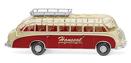Wiking 073003 H0 Setra S8 Reisebus Hanseat rot beige Spur HO 1:87 von Wiking