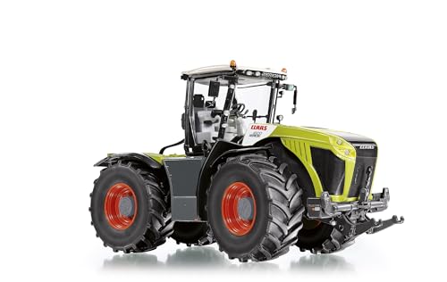 Wiking 077853 Claas Xerion 4500, Modell-Traktor, 1:32, Ab 14 Jahre, Viele Funktionen, Bewegliche Ober- und Unterlenker, Drehbare Kabine, Grün von Wiking