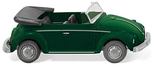 Wiking 080208 VW Käfer Cabrio yuccagrün metallic Miniaturmodell Spur H0 1:87 von Wiking