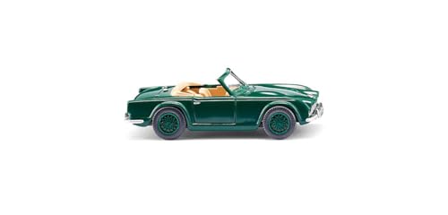 Wiking 081506 Triumph TR4 Cabrio offen moosgrün Spur H0 1:87 von Wiking