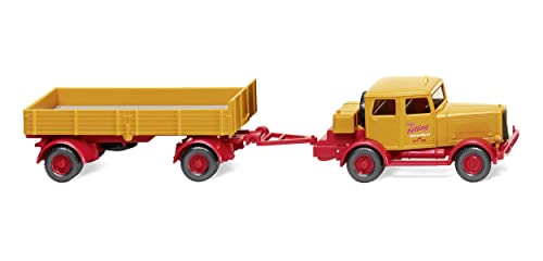 Wiking 085048 Hanomag Bölling mit Pritschenanhänger Spur H0 1:87 von Wiking