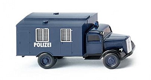 Wiking 086435 Polizei-Gefangenentransport (Opel Blitz)Spur H0 1:87 Die „grüne Minna“, die in Berlin blau war von Wiking