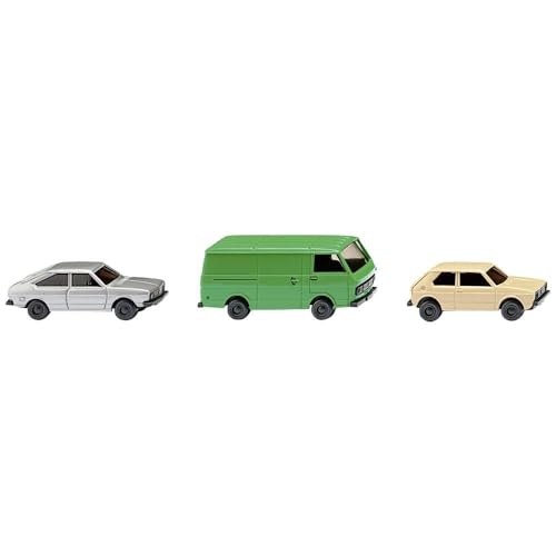 Wiking 091504 Zwei Pkw und EIN Kastenwagen Miniaturmodell Spur N 1:160 Kein Spielzeug!! von Wiking