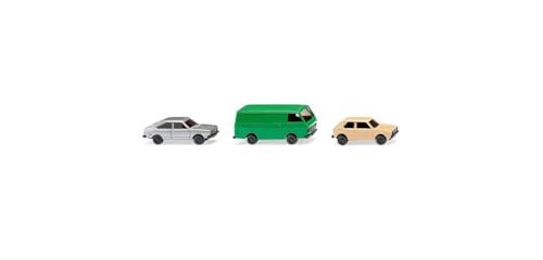 Wiking 091504 Zwei Pkw und EIN Kastenwagen Miniaturmodell Spur N 1:160 Kein Spielzeug!! von Wiking