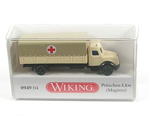 Wiking 094904 N LKW Modell Magirus Deutz Pritschen-LKW Katastrophenschutz Wiking 094904 N LKW Modell Magirus Deutz Pritschen-LKW Katastrophenschutz von Wiking