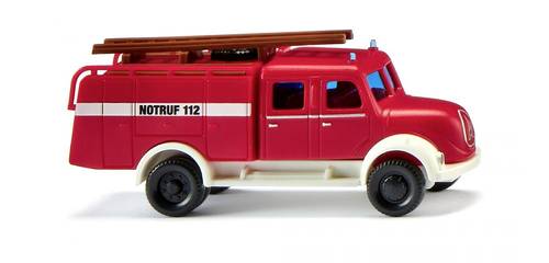 Wiking 096138 N Einsatzfahrzeug Modell Magirus Deutz Feuerwehr TLF 16 von Wiking
