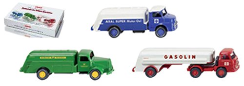 Wiking 099082 Set "Tankwagen im deutschen Alltag" - Spur H0 1:87 Geschenkset von Wiking