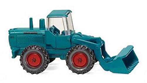 Wiking Gummierte Schaufel (Hanomag) wasserblau - Automodell Fertigmodell 1:160 (N) - Exklusives Sammlermodell von Wiking