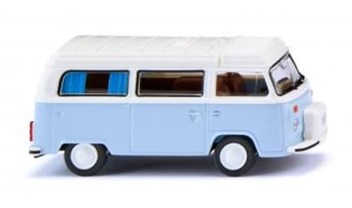 Wiking H0 031804 Volkswagen T2b Campingbus weißblau/weiß, 1/87 Kein Spielzeug!! von Wiking
