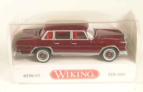 Wiking 015604 H0 Mercedes Benz 600 (weinrot) 1963-1981 Spur HO 1:87 von Wiking