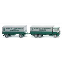 Wiking - Pritschenhängerzug Scania 111 Börje Jönsson von Wiking
