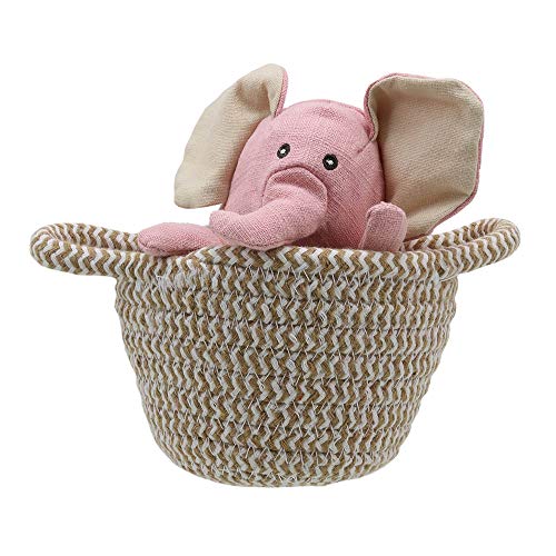 Wilberry Haustiere in Körben Elefant Plüschtier, Rosa Wilberry Haustiere in Körben Elefant Plüschtier, Rosa von Wilberry