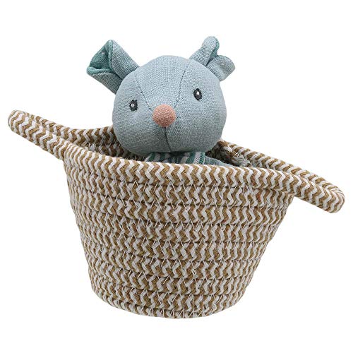 Wilberry Haustiere in Körben Maus Plüschtier von Wilberry