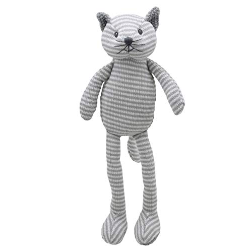 Wilberry Katze Plüschtier Gestrickt von The Puppet Company