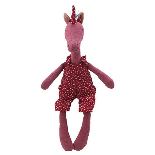 Wilberry Leinen Einhorn Plüschtier, rot Wilberry Leinen Einhorn Plüschtier, rot von Wilberry