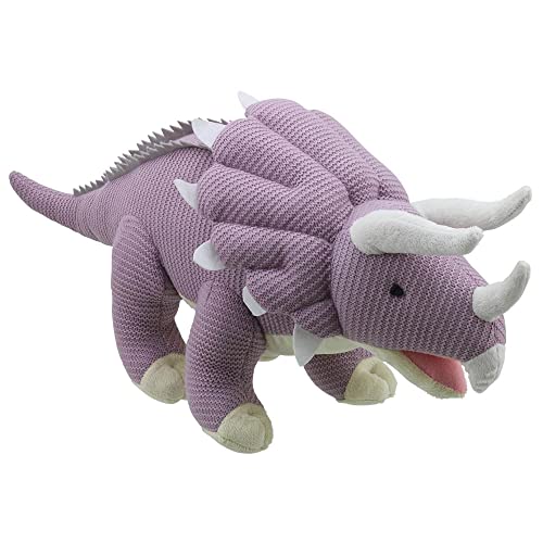 Wilberry - Triceratops (lila) - Groß gestrickt von Wilberry