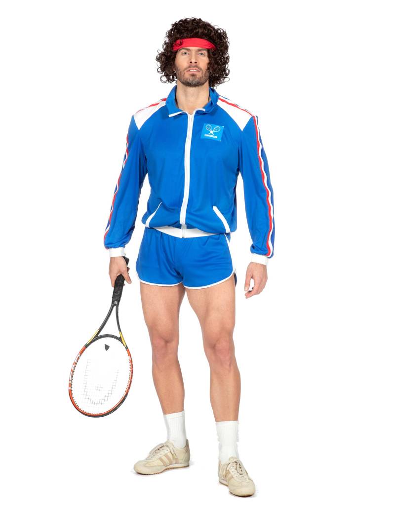 Blaues Tennisspieler-Kostüm für Erwachsene Blaues Tennisspieler-Kostüm für Erwachsene von Wilbers Karnaval BV