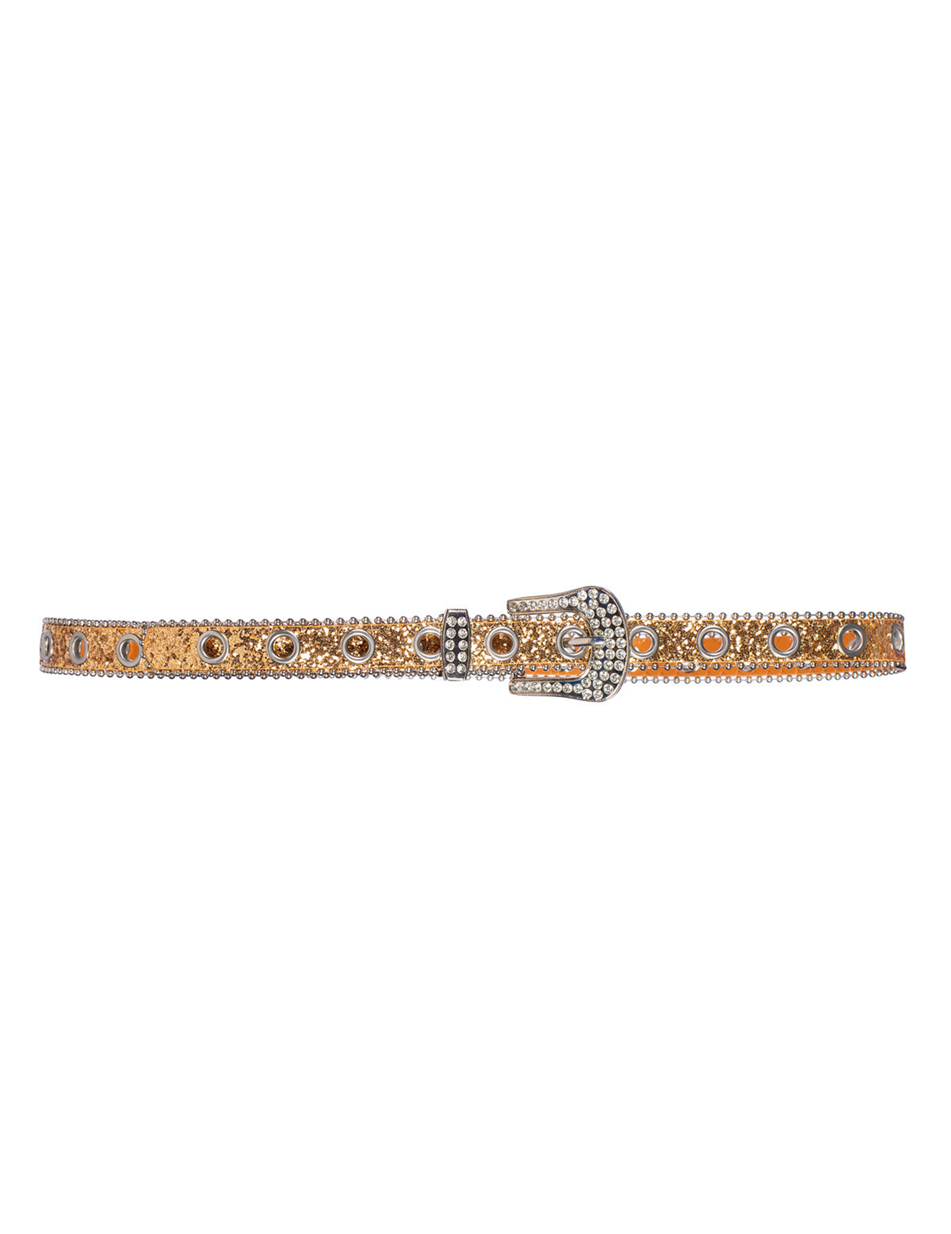Goldener Paillettengürtel mit Strass-Schnalle für Erwachsene Goldener Paillettengürtel mit Strass-Schnalle für Erwachsene von Wilbers Karnaval BV