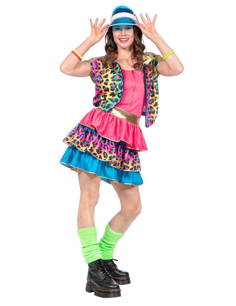 Kitschiges Panther Kostüm Bunt für Damen Kitschiges Panther Kostüm Bunt für Damen von Wilbers Karnaval BV