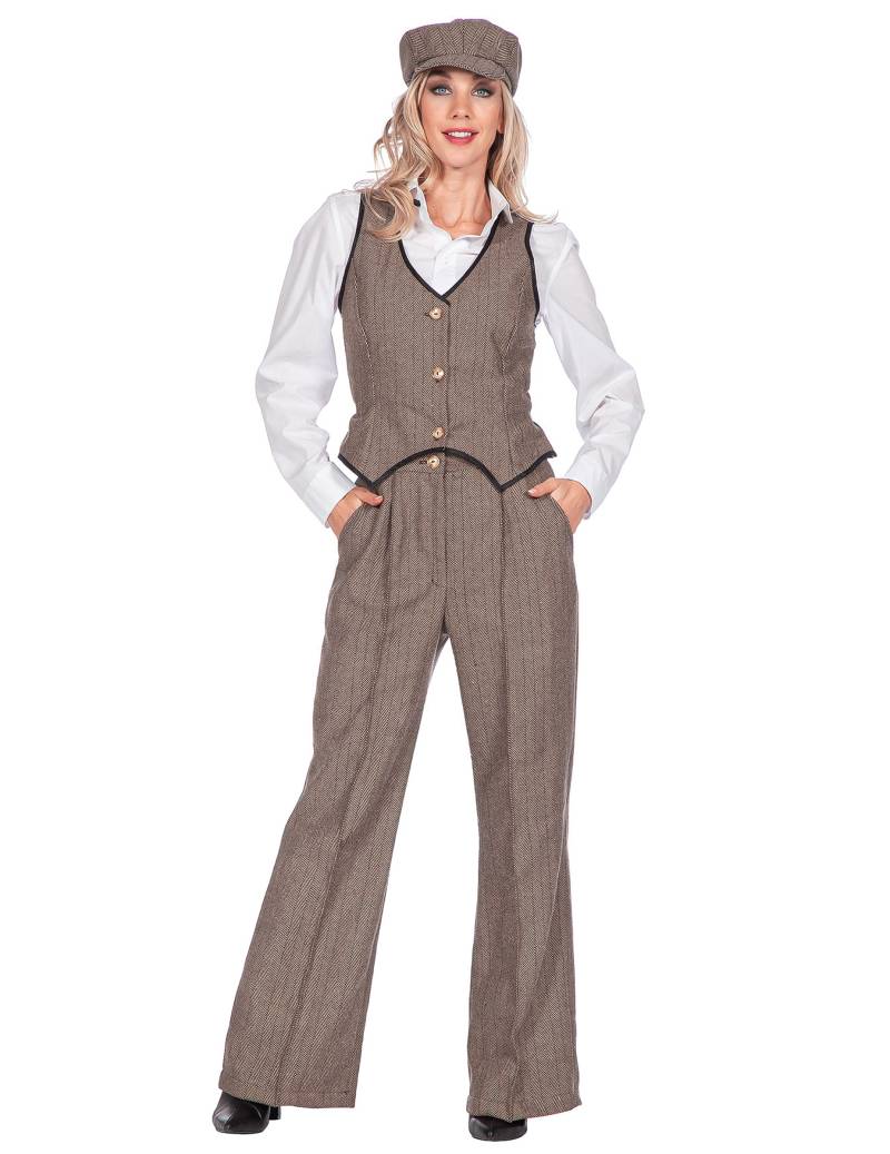 Luxus 20er Jahre Kostüm Braun für Damen Luxus 20er Jahre Kostüm Braun für Damen von Wilbers Karnaval BV
