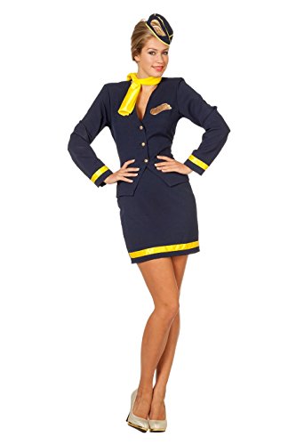 Wilbers 4092 Deluxe Kostüm Stewardesse Damen von Wilbers Karnaval