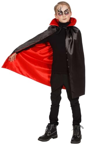 WILBERS & WILBERS 3150 - Dracula Umhang mit Kragen für Kinder, Vampir, Blutsauger, Halloween, Schwarz, Rot WILBERS & WILBERS 3150 - Dracula Umhang mit Kragen für Kinder, Vampir, Blutsauger, Halloween, Schwarz, Rot von WILBERS & WILBERS
