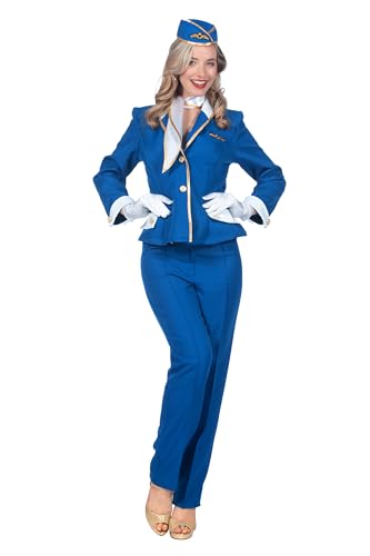 WILBERS & WILBERS 320467 - Kostüm Stewardess für Damen, Uniform, Flugbegleiterin, für Karneval WILBERS & WILBERS 320467 - Kostüm Stewardess für Damen, Uniform, Flugbegleiterin, für Karneval von WILBERS & WILBERS