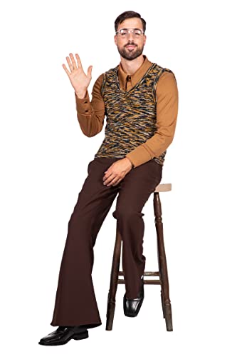 WILBERS & WILBERS 70er Retro Set Frank - dreiteiliges Kostüm Set für Herren - Hippie Fasching Kostüm - Disco Fever - Größe M/50 WILBERS & WILBERS 70er Retro Set Frank - dreiteiliges Kostüm Set für Herren - Hippie Fasching Kostüm - Disco Fever - Größe M/50 von WILBERS & WILBERS