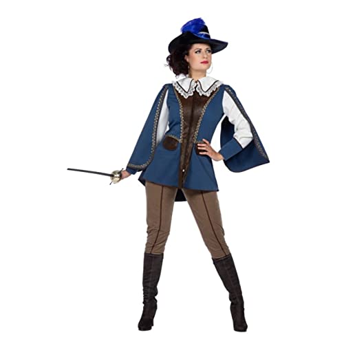 WILBERS & WILBERS - Musketier-Kostüm für Damen - zweiteiliges Outfit für Karneval Fasching - Größe 36 von WILBERS & WILBERS