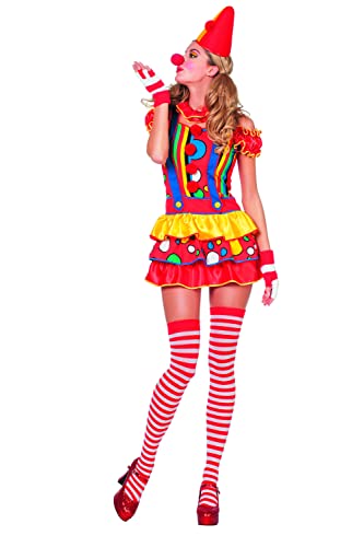 Generique - Clown-Kostüm Harlekin Damen von Wilbers