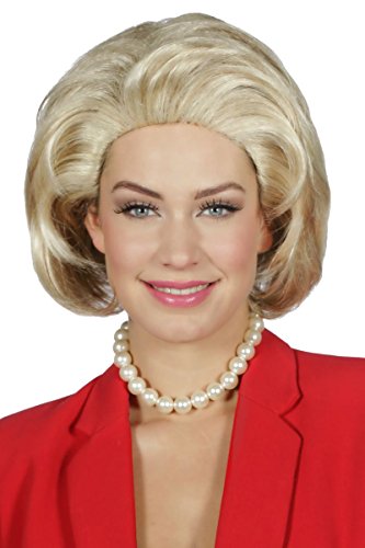 Hillary Per?cke Vize President zum Kost?m Blond Mittellang USA Clinton Karneval Hillary Per?cke Vize President zum Kost?m Blond Mittellang USA Clinton Karneval von Wilbers
