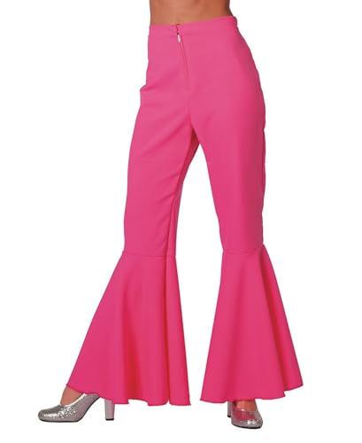 Hippie Kostüm Damenkostüme Damen Karneval Fasching Hose Pink von Wilbers