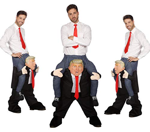 Wilbers Huckepack Kostüm - Mann auf Trump Gr. M/L - Hucke Pack Präsident Huckepack von Wilbers