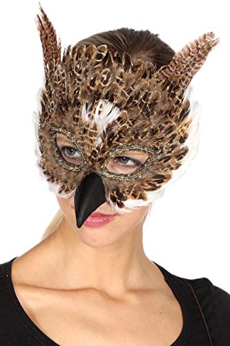 Wilbers Kost?m Zubeh?r Maske Eule Karneval Fasching Party Maskenball von Wilbers