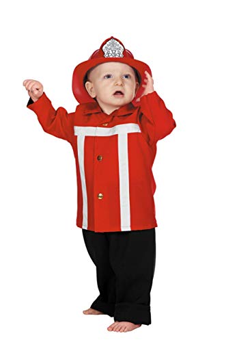 Wilbers NEU Kleinkind-Kostüm Feuerwehrmann, rot Gr. 74-80 von Wilbers